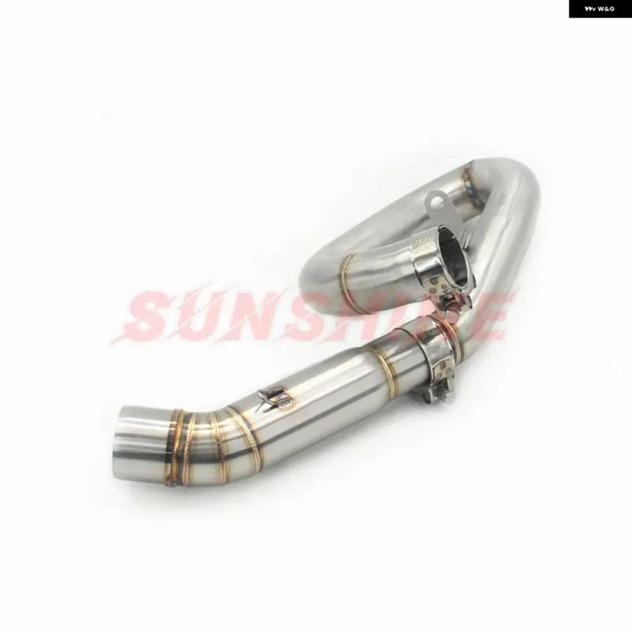 ブランド登録なし - 並行輸入品 HORNET 600 CB CBR600F 2007-2013 年ひな型用エキゾースト ミッド 配管 ステンレス鋼 スリップオン