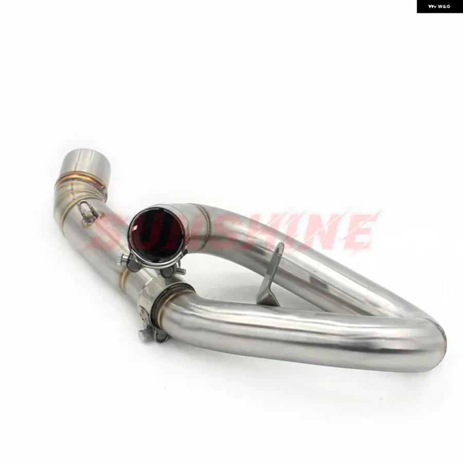 ブランド登録なし - 並行輸入品 HORNET 600 CB CBR600F 2007-2013 年ひな型用エキゾースト ミッド 配管 ステンレス鋼 スリップオン