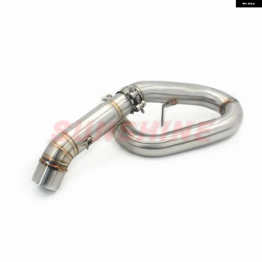 ブランド登録なし - 並行輸入品 HORNET 600 CB CBR600F 2007-2013 年ひな型用エキゾースト ミッド 配管 ステンレス鋼 スリップオン