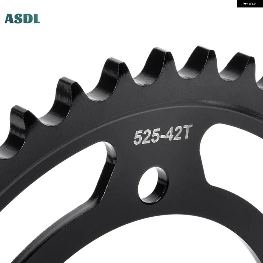ブランド登録なし - 並行輸入品 525 チェーン店 42T後押し 鎖歯車 GSR750 GSX-R750 GSX-S750 DL1000 GSX-R1000 DL1050 浸炭鋼運転後押し 鎖歯車