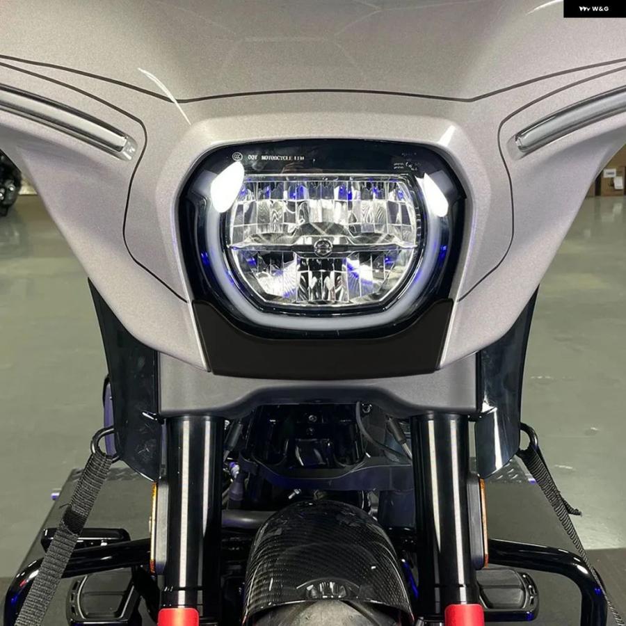 ブランド登録なし - 並行輸入品 自動二輪車 向こう正面 アウター フェアリング 刈り込み スコート 前照灯 かざり付ける ダイアログボックス 付属品 ハーレー ストリートグライド FLHX/I 2024/202