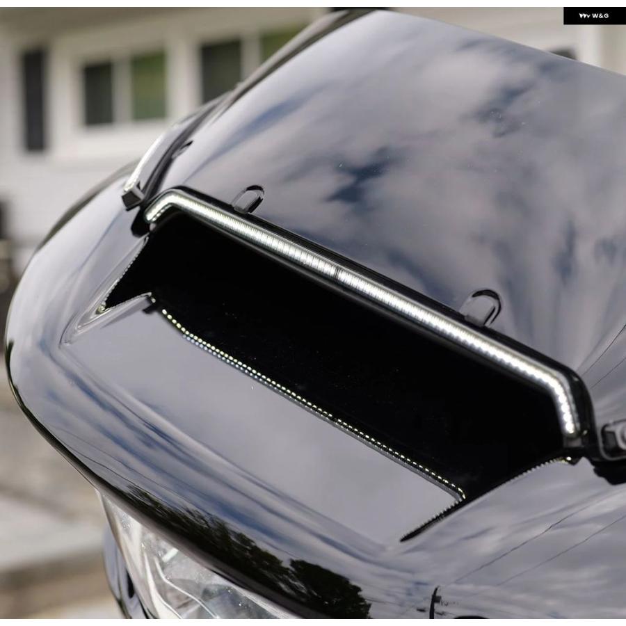 ブランド登録なし - 並行輸入品 自動二輪車 LED真っただ中 フェアリング ベント ハーレー 2023 2024 ツーリング CVO 121 117 ロードグライド ST FLTRXSE FLTRX FLTRXSTSE