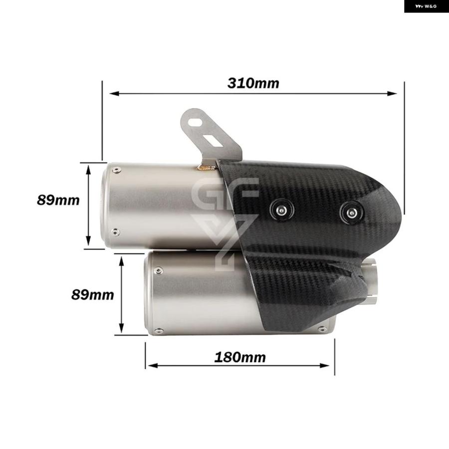 ブランド登録なし - 並行輸入品 トライアンフ 迅速さ トリプル 1200 RS RR 2021 - 23 2024迅速さ トリプル 1200 RR RS 逃げ失せる 自動二輪車 エキゾースト 配管 スリップオン