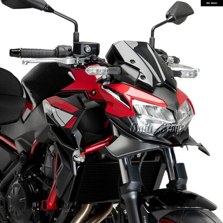ブランド登録なし - 並行輸入品 自動二輪車 Z650 フロントスポイラー ウィングレット エアロダイナミックウィングスポイラー 向こう正面 フェアリング カワサキ Z 650 Z650 2021-2025