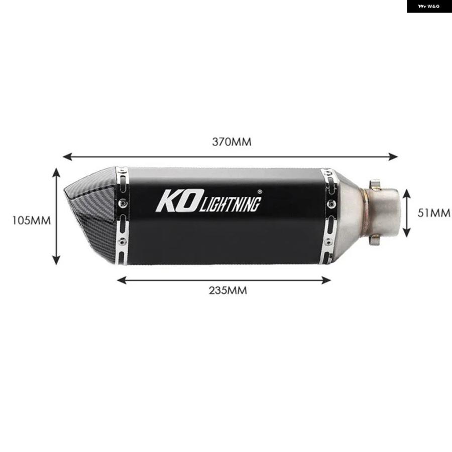 ブランド登録なし - 並行輸入品 EU～版 ホンダ ホーサイバー空間600 自動二輪車 エキゾースト 配管 ミッド 配管 スリップオン 51MM えり巻き 370MM 逃げ失せる DB殺害者