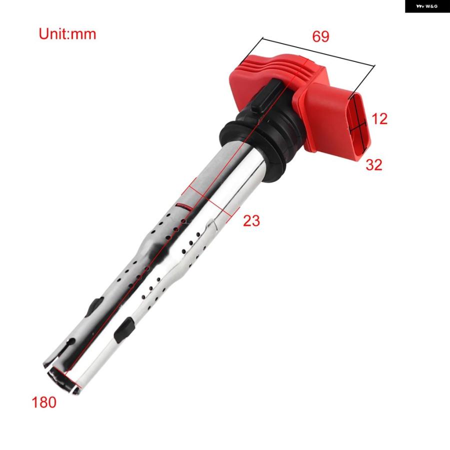 ブランド登録なし - 並行輸入品 アウディ 8 A3 A4 A5 A6 A8 TT Q3 Q5 VW ジェッタ パサート ゴルフ 06E905115E 06E905115F 06E905115 07K905715F 06E905115G 用 イグニッション コイ