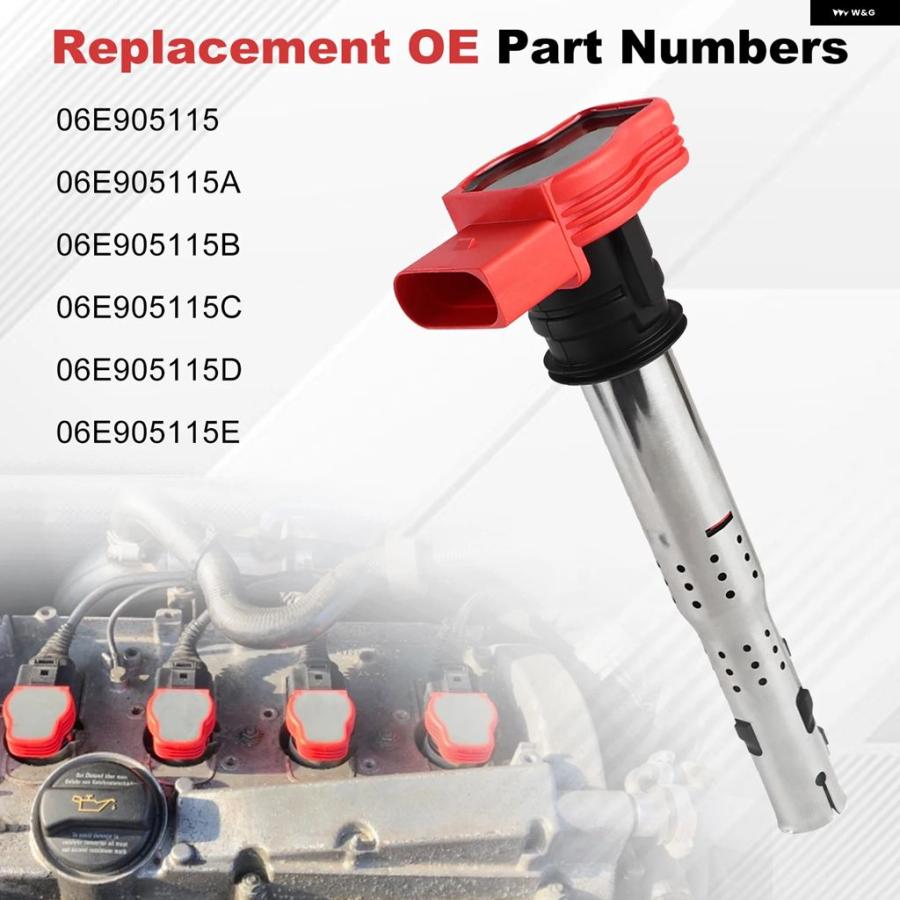ブランド登録なし - 並行輸入品 アウディ 8 A3 A4 A5 A6 A8 TT Q3 Q5 VW ジェッタ パサート ゴルフ 06E905115E 06E905115F 06E905115 07K905715F 06E905115G 用 イグニッション コイ