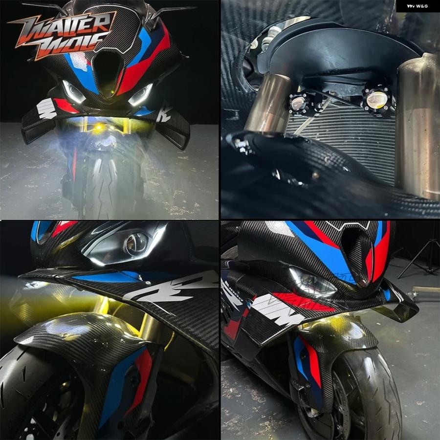 ブランド登録なし - 並行輸入品 注目の的LEDドライビング フォグライト BMW S1000RR M 1000RR 2025 自動二輪車 フォグランプ マウント 鉤括弧