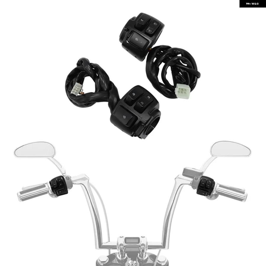 ブランド登録なし - 並行輸入品 手持ち部分赤ちょうちん 取り締まる 取り替えっこ 自動二輪車 1in 25MM 手持ち部分赤ちょうちん ウィンカースイッチ ハーレー 運動競技はやりっ子 XL 1996-2013/XR 2008-201