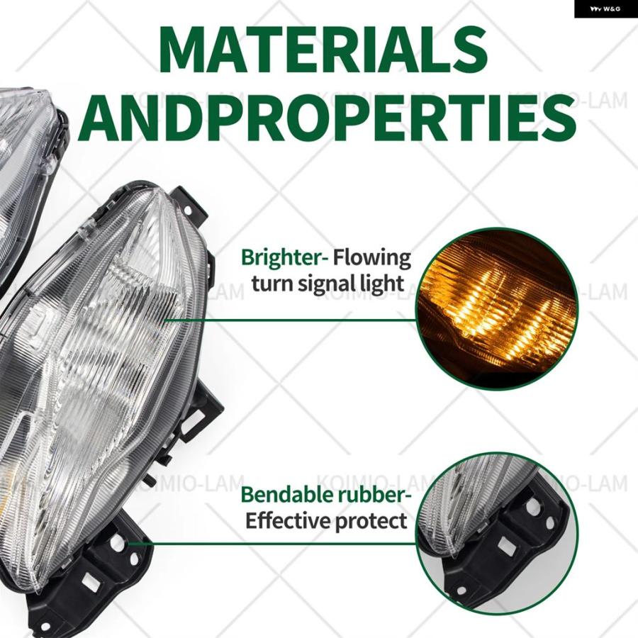 ブランド登録なし - 並行輸入品 ホンダ SH125 SH150 SH350 2021 - 2024 自動二輪車 LED 向こう正面 ウインカーともし火 SH 125 / 150 / 350