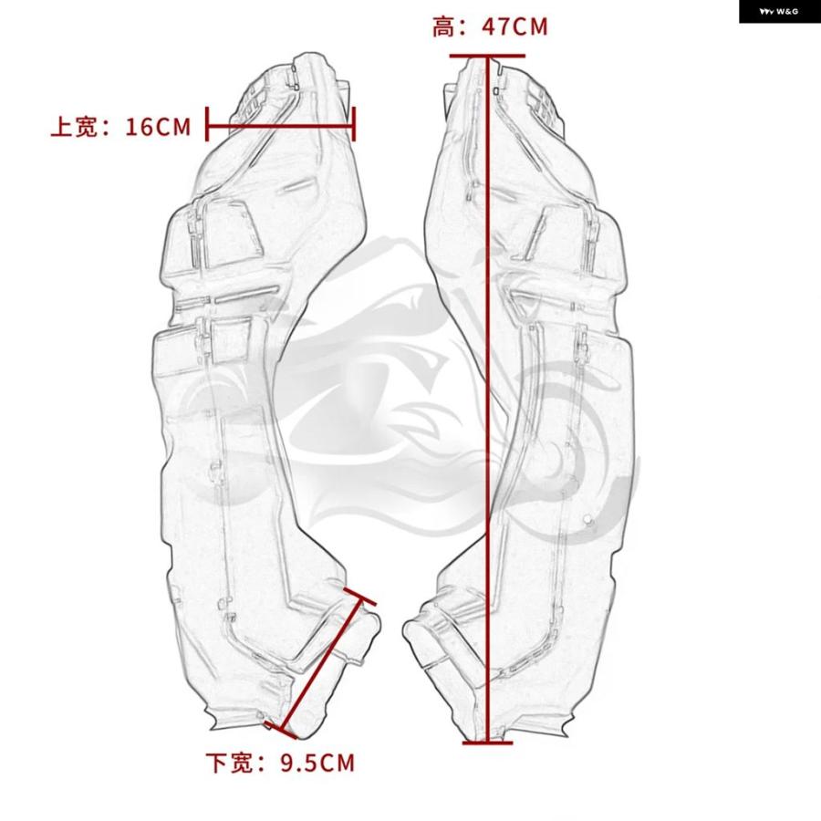 ブランド登録なし - 並行輸入品 GSXR600 GSXR750 2011 - 2021 K11 2019 2016 - 18 フェアリング ラムエアインテーク 熱電子管 配管取りまかなう GSX-R 750