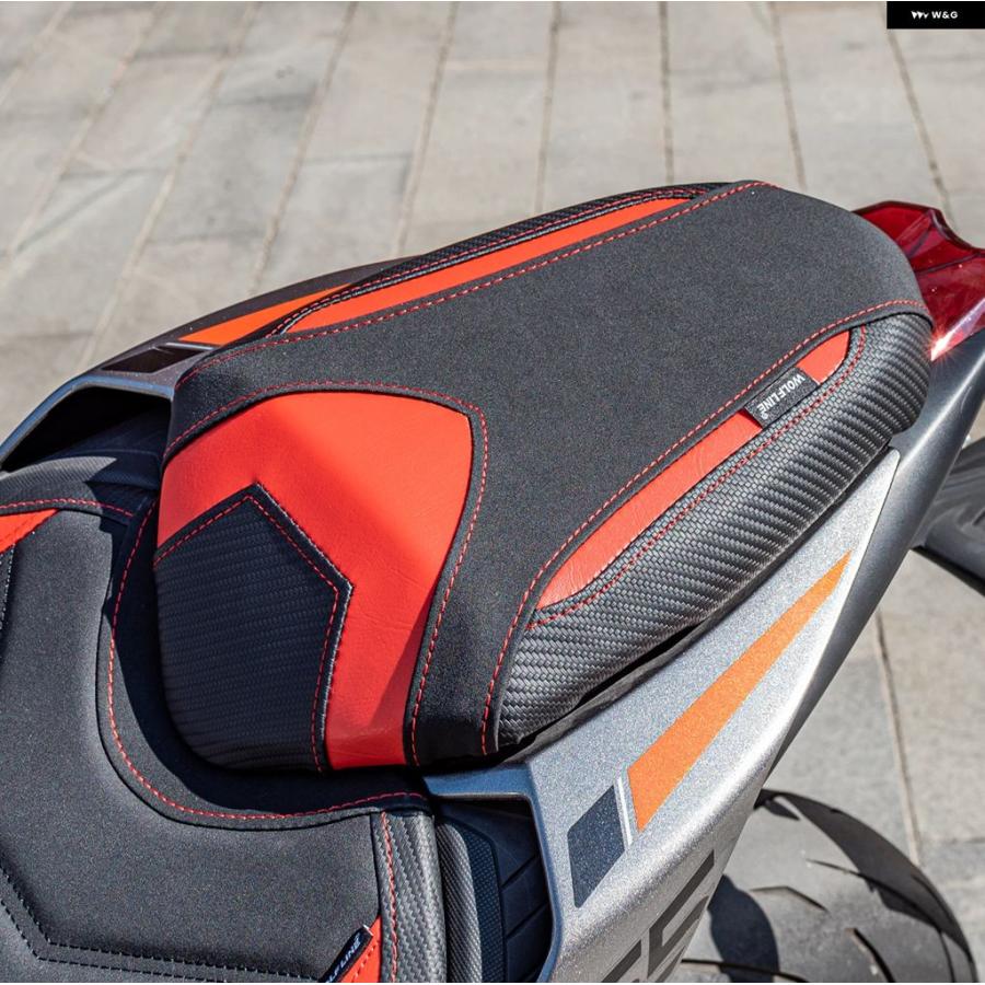 ブランド登録なし - 並行輸入品 自動二輪車 後押し トライアンフ 表どおりトリプル 765 S R 765S 765R ライダーピリオン 盛りだくさん居敷き 座蒲団 2020-2023 - 25