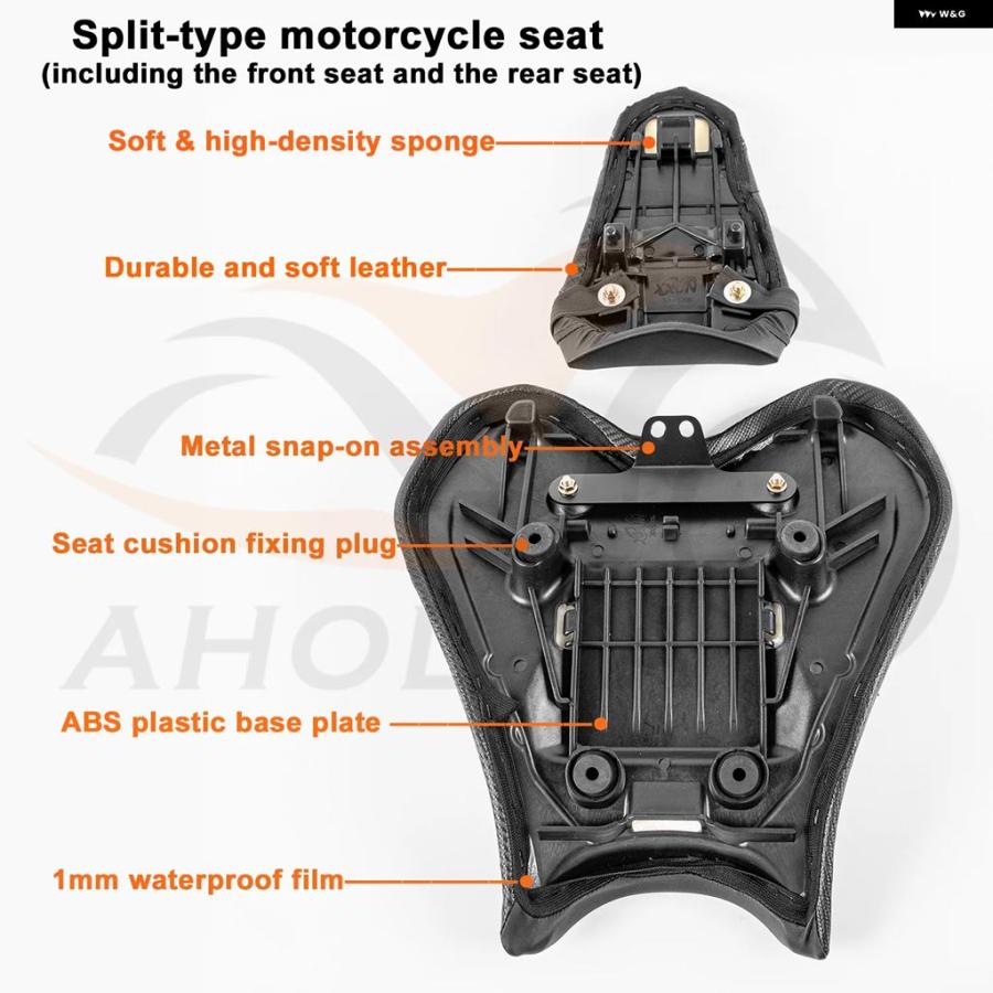 ブランド登録なし - 並行輸入品 自動二輪車 向こう正面１番ウッド シートリアパッセンジャーシート 座蒲団 ヤマハ YZF R7 YZF-R7 2021-2022 - 24