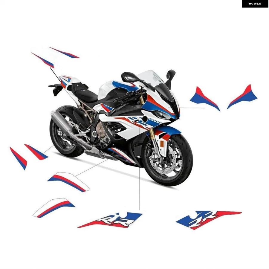 ブランド登録なし - 並行輸入品 BMW S1000RR 2020 2021 2022 R 20-22 自動二輪車 フェアリング ステッカー デカール