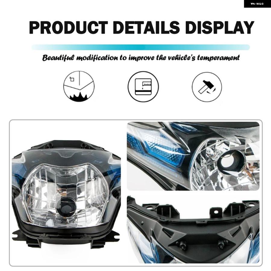 ブランド登録なし - 並行輸入品 自動二輪車 前照灯 協議会 2015 - 2016 GSX-S 750 GSXS750 上端照明ランプ GSXS 750 GSX-S750 前照灯