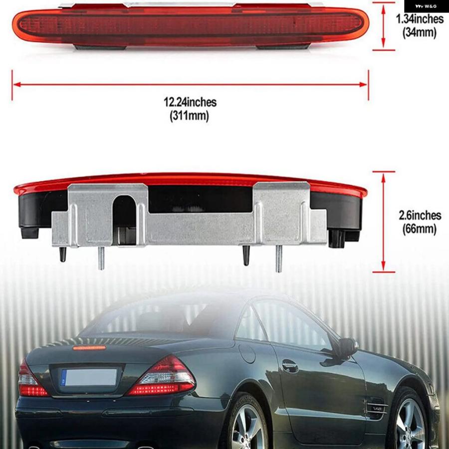 ブランド登録なし - 並行輸入品 メルセデス ベンツ SL R230 2001-2012 SL500 SL600 SL63 三塁ベースLED うち切りともし火 立ちふさがる照明ランプ 2308200056 2308200656 2308200856