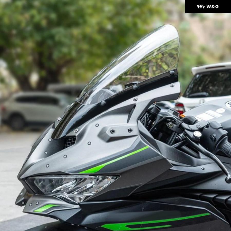 カワサキ ZX25R ZX4R ZX4RR フロントガラス バイザー