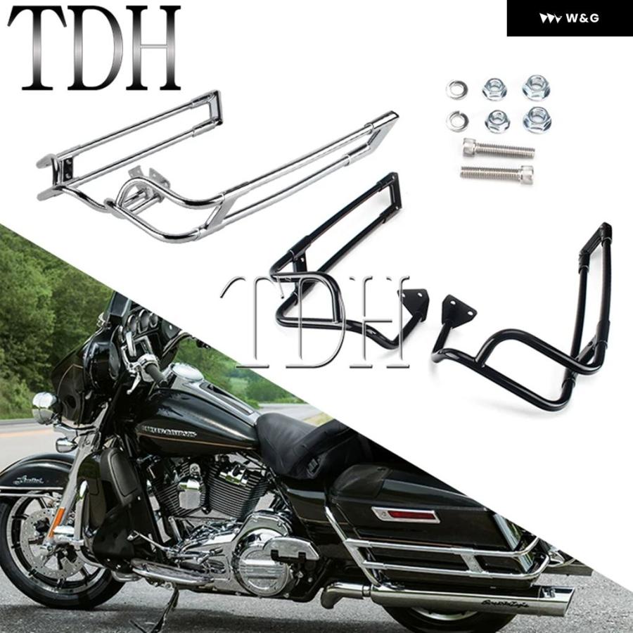 なお オートバイ バイク サドルバッグ ガードレール ホルダー フレーム