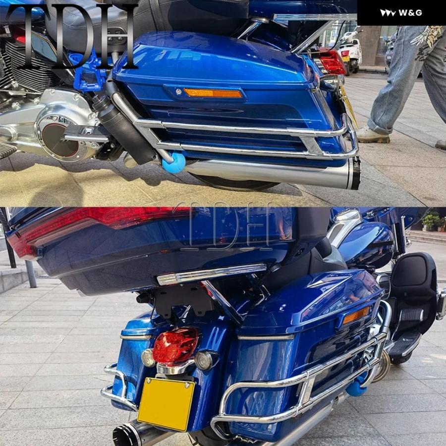 なお オートバイ バイク サドルバッグ ガードレール ホルダー フレーム