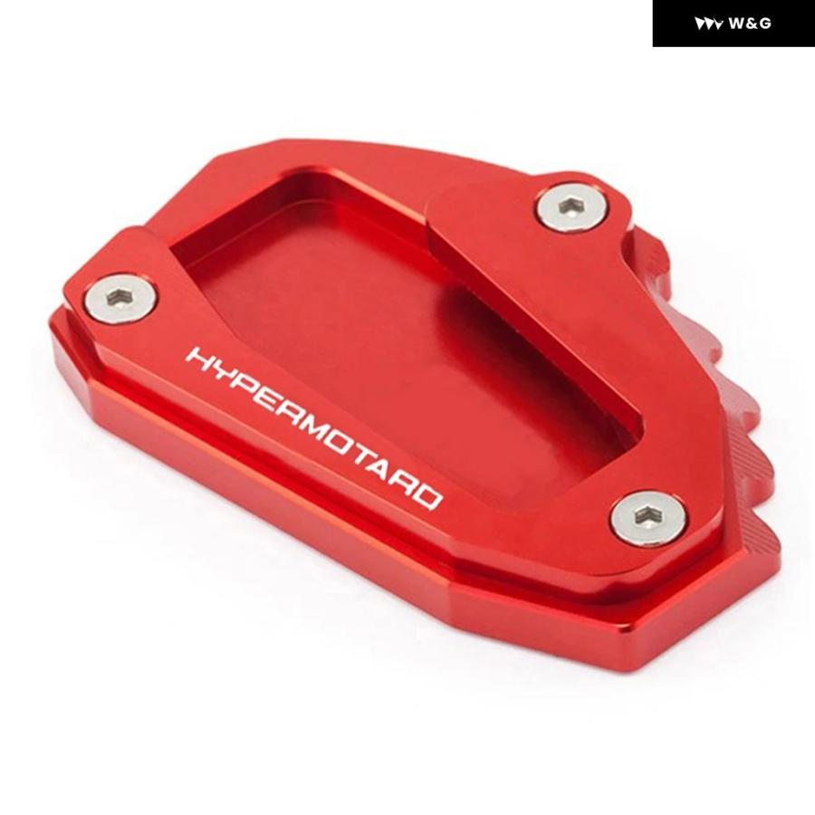 並行輸入品 オートバイ バイク CNCキック スタンド 延長 プレートサイド スタンド ドゥカティ ハイパーモタード950 821の画像