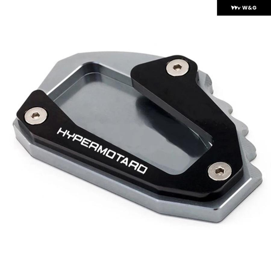 並行輸入品 オートバイ バイク CNCキック スタンド 延長 プレートサイド スタンド ドゥカティ ハイパーモタード950 821の画像