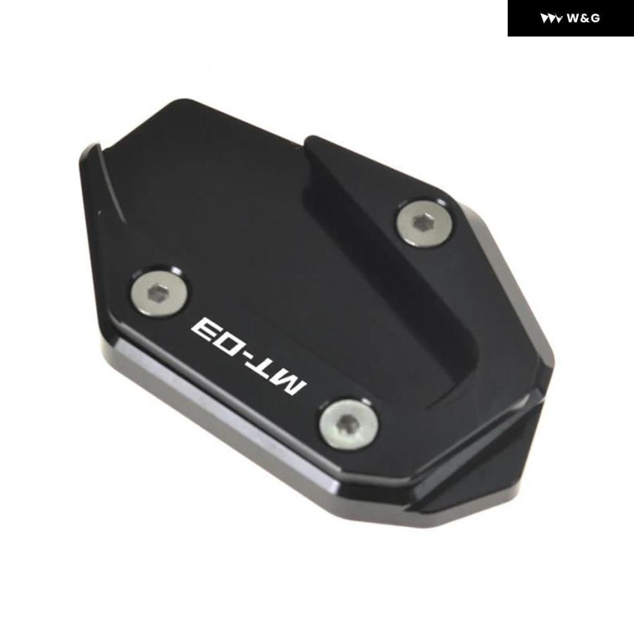 並行輸入品 MT03 オートバイ バイク CNC サイド スタンド プレートキック スタンド 延長 パッド 引き伸ばし ヤマハ M | ブランド登録なし | 07