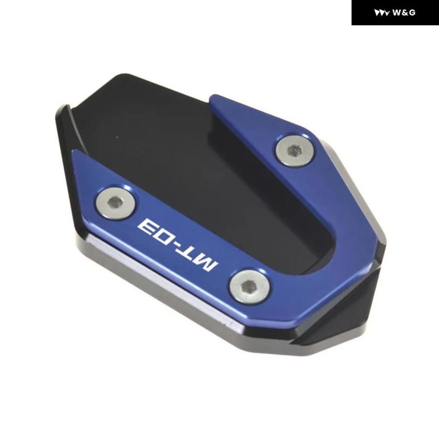 並行輸入品 MT03 オートバイ バイク CNC サイド スタンド プレートキック スタンド 延長 パッド 引き伸ばし ヤマハ M | ブランド登録なし | 08