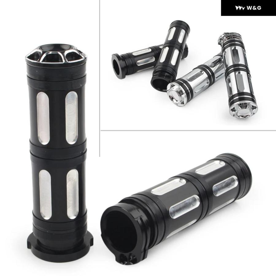並行輸入品 汎用 オートバイ バイク 1.25インチ CNC ハンド グリップ ハンドルバー ハンドルバー ハーレー スポーツスタの画像