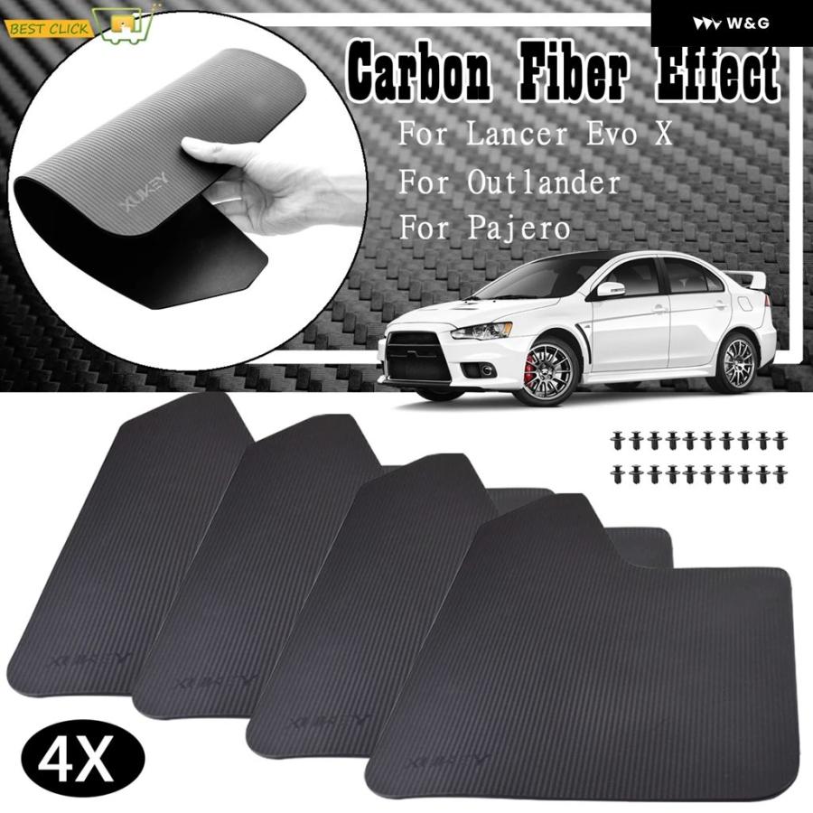 並行輸入品 ラリースポーツ スプラッシュガード マッドガード 三菱 ランサーエボリューション エボ X 7 8 9 ストラーダ ト | ブランド登録なし | 03