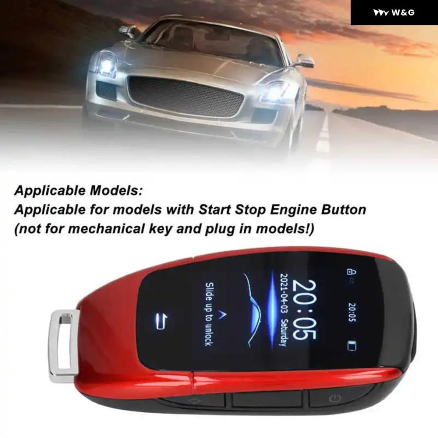 並行輸入品 汎用 スマートカーキーTK900 LCDタッチスクリーンスマートキーリモートキーレスエントリースタートストップ エンジ | ブランド登録なし | 09