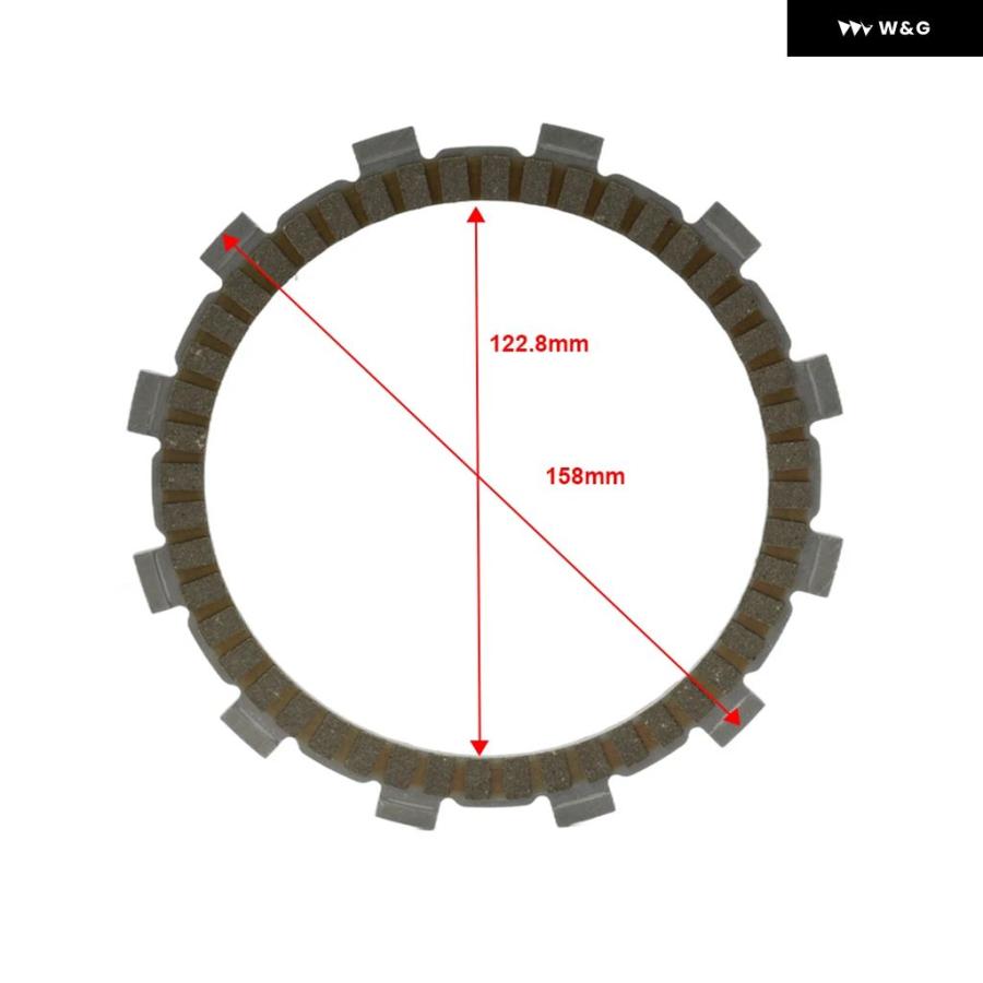 並行輸入品 9X オートバイ バイク クラッチ フリクションディスク BMW F800GS 2011-2020 F800GT 20 | ブランド登録なし | 01