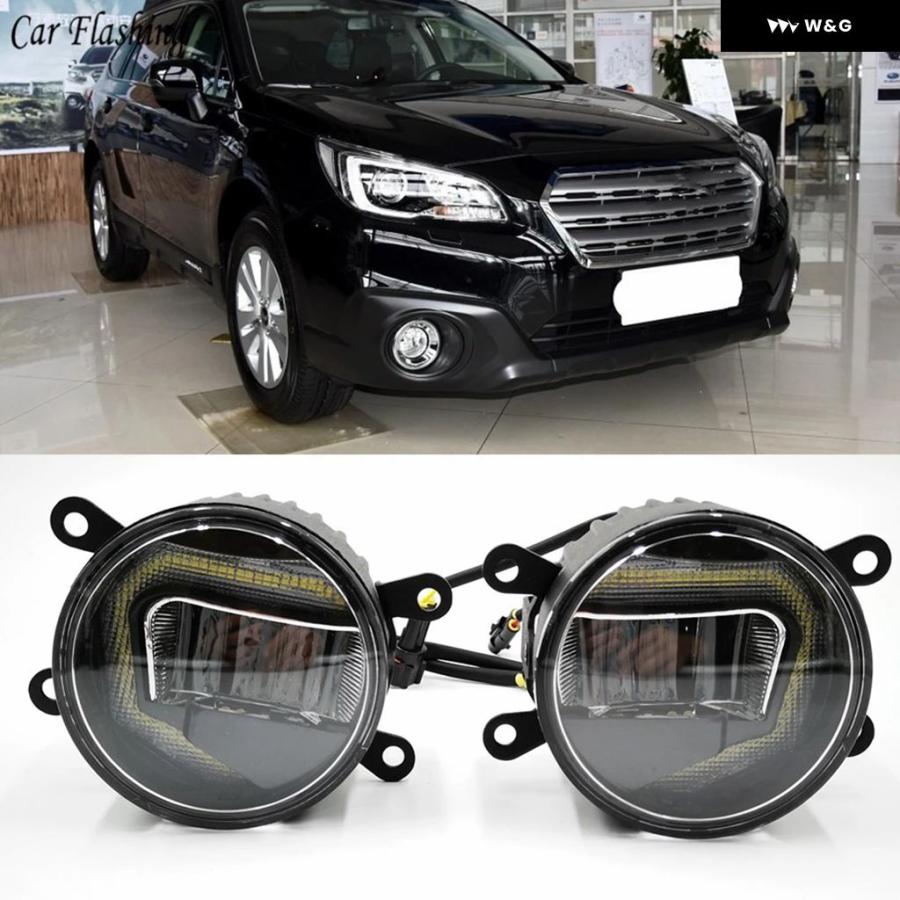 並行輸入品 3-IN-1機能 オート LED DRL デイタイム ランニングライト カープロジェクター フォグランプ イエローシグ | ブランド登録なし