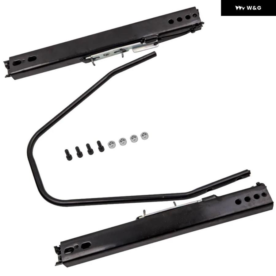並行輸入品 汎用 レーシングシート スライダー ロックシートベースレール ブラケット バケット パーツ アクセサリー | ブランド登録なし