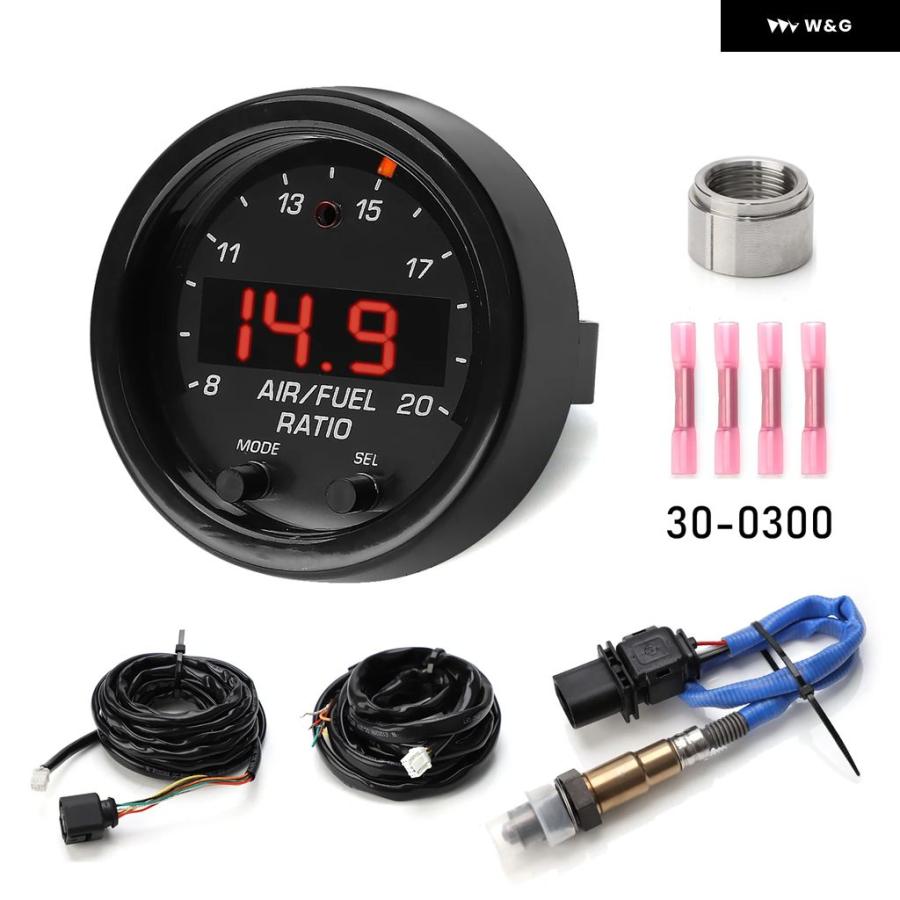 並行輸入品 車用 O2 空燃比ゲージキット 30-0300 Xシリーズ AFR ワイドバンド LSU 4.9 0258017025 | ブランド登録なし