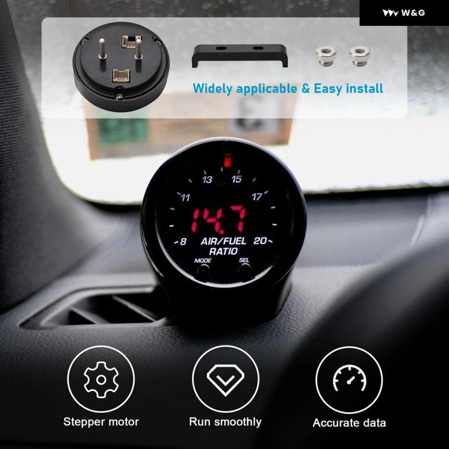 並行輸入品 車用 O2 空燃比ゲージキット 30-0300 Xシリーズ AFR ワイドバンド LSU 4.9 0258017025 | ブランド登録なし | 02