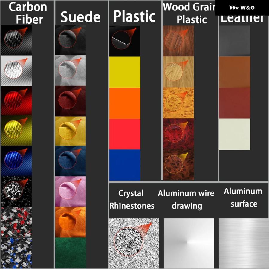 【並行輸入品】 キャデラック CTS 2014-2019 カーボン フロントリア インナードア パネル 装飾 カバー カーアクセサリー インテリア デコレーション ステッカー | ブランド登録なし | 13