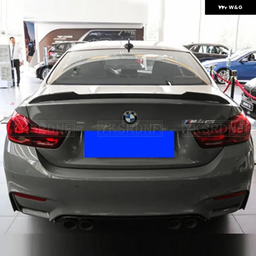 並行輸入品 CS スタイル カーボンリア トラック スポイラー BMW M4クーペF82 F32 M4スポイラー カーボンウィング | ブランド登録なし | 03