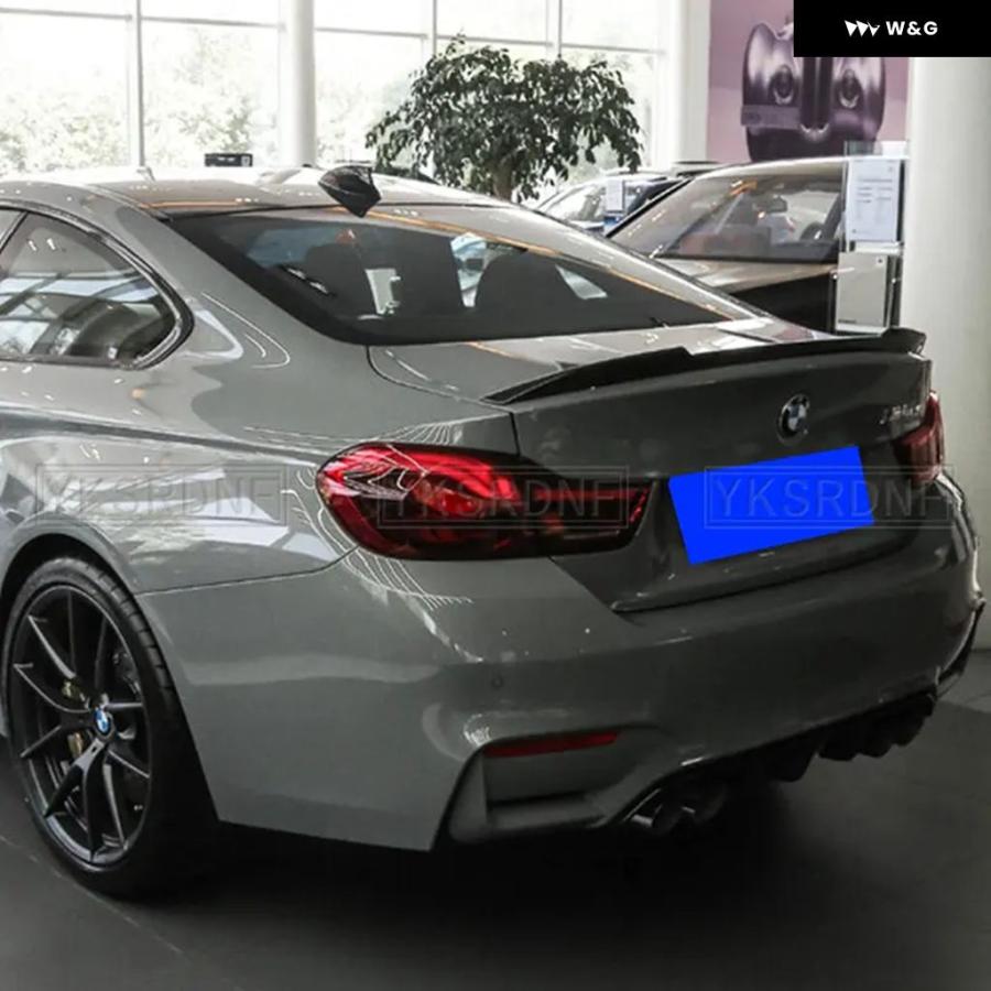 並行輸入品 CS スタイル カーボンリア トラック スポイラー BMW M4クーペF82 F32 M4スポイラー カーボンウィング | ブランド登録なし | 04