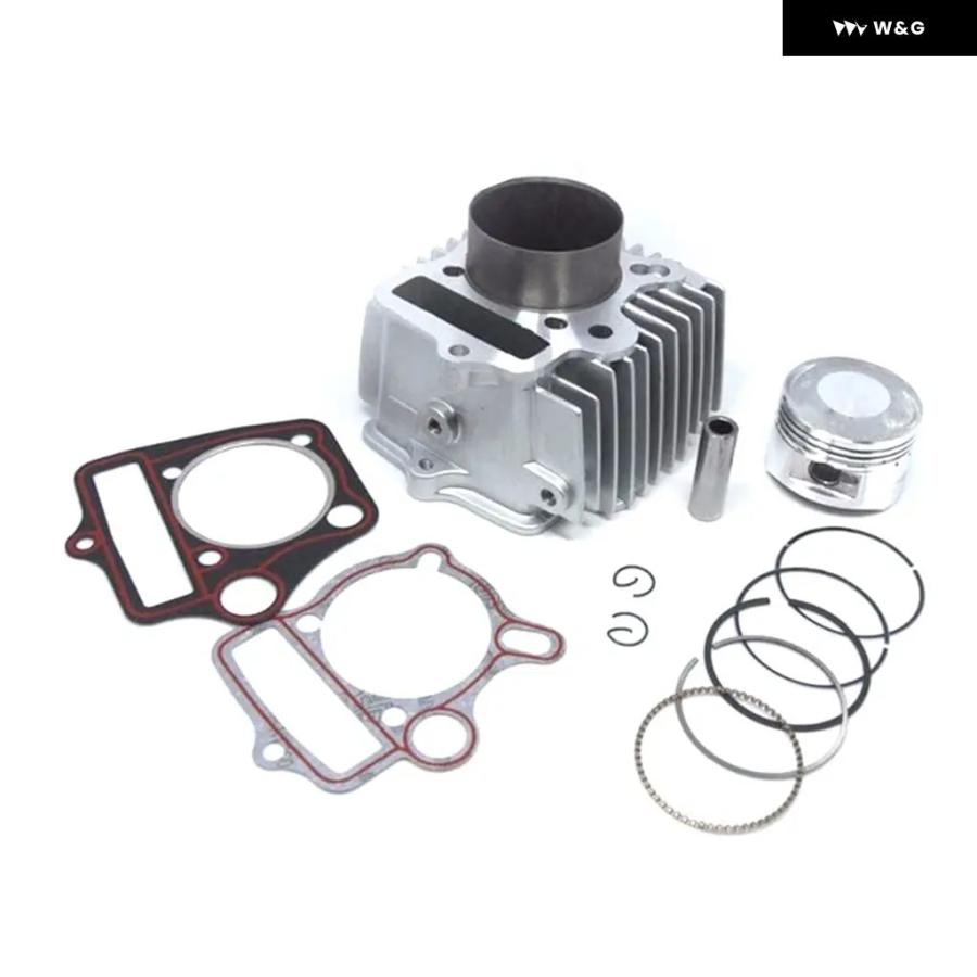 並行輸入品 54MM ビッグボア シリンダー キット ピストンリング ガスケット 110-125CC ピット オートバイ バイク