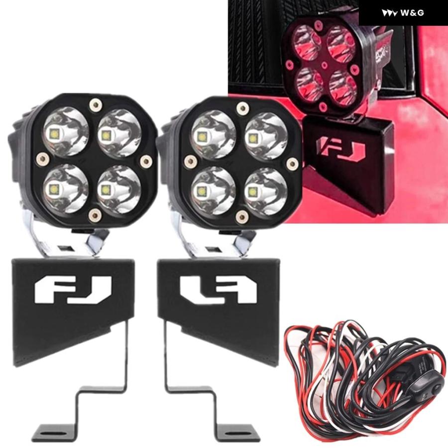 並行輸入品 フロントカウルライト フロントガラス ピラー マウント ブラケット キット 40W スポット LED ワーク フォグラ | ブランド登録なし