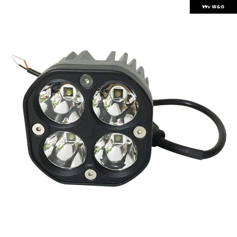 並行輸入品 フロントカウルライト フロントガラス ピラー マウント ブラケット キット 40W スポット LED ワーク フォグラ | ブランド登録なし | 04