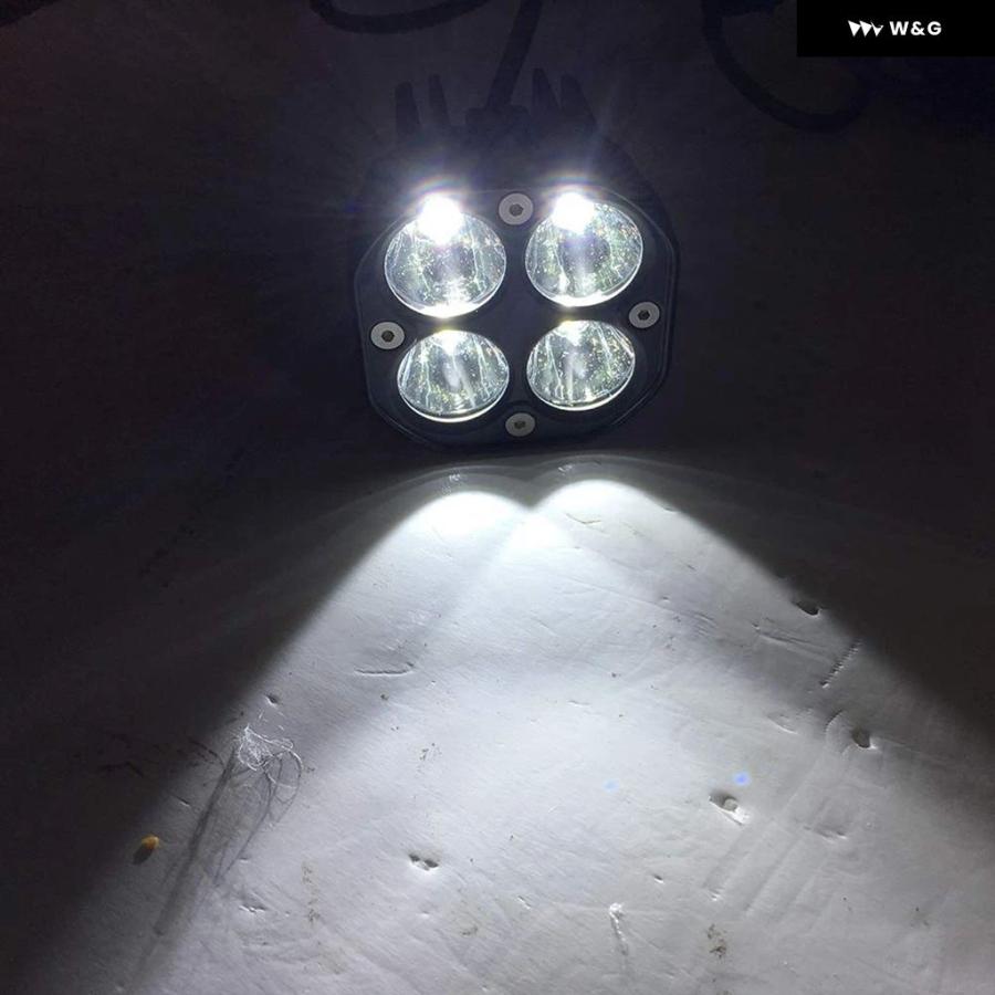 並行輸入品 フロントカウルライト フロントガラス ピラー マウント ブラケット キット 40W スポット LED ワーク フォグラ | ブランド登録なし | 05