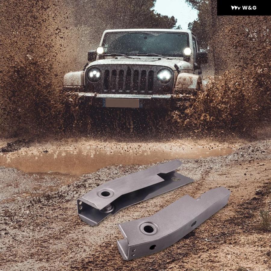 並行輸入品 リアシャックル マウント フレーム リペアキット LH RH JEEP WRANGLER YJ 87-95 グレー 2 | ブランド登録なし | 04