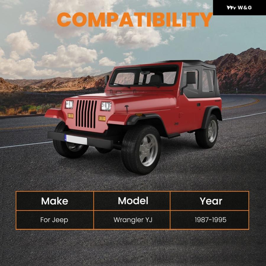 並行輸入品 リアシャックル マウント フレーム リペアキット LH RH JEEP WRANGLER YJ 87-95 グレー 2 | ブランド登録なし | 05