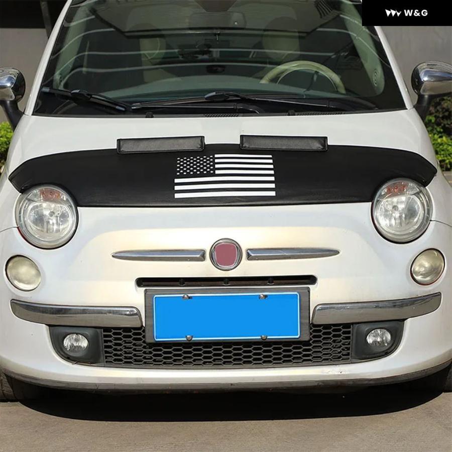並行輸入品 フィアット 500 アバルト 595 2007-2024 ボンネット 砂 石