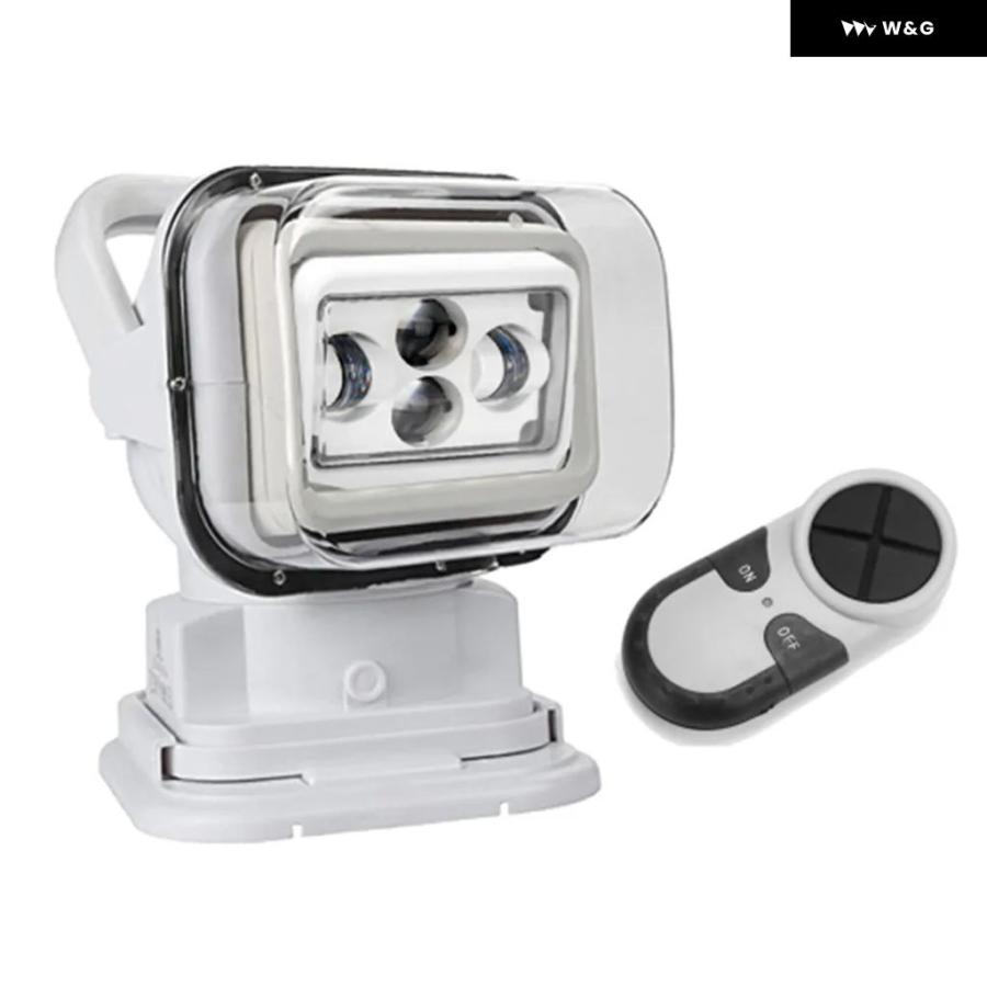 並行輸入品 7インチ 360度 リモコン LED サーチライト 60W マリンサーチライト スポットライト ボート 車 車両 オフ | ブランド登録なし | 06
