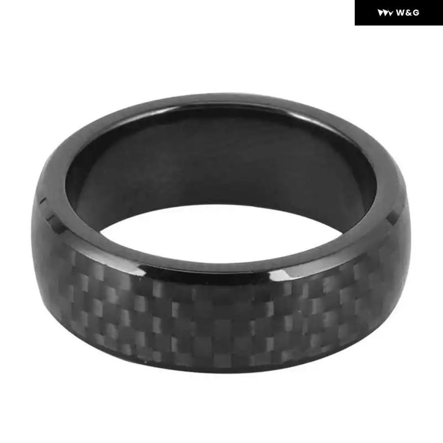 並行輸入品 車用キーリング カーボン 車用スマートフィンガーキーリング ボックス テクノロジー搭載 TESLA モデル3 / X | ブランド登録なし | 10