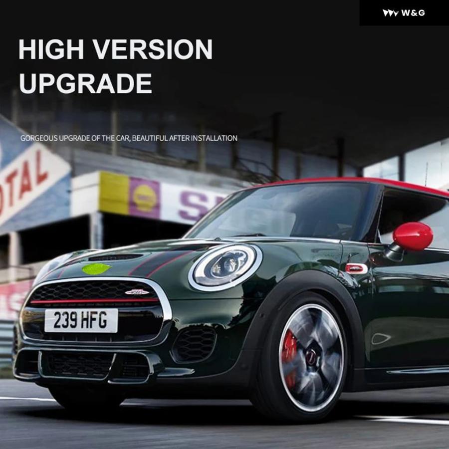 並行輸入品 車用フロント グリル デコレーションカバー ラジエーター バーデコレーション スムースケース ミニ JCW R60 カ | ブランド登録なし | 03