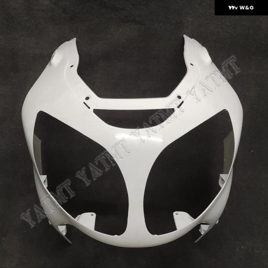 並行輸入品 未塗装フロントアッパーノーズ フェアリング カウル カワサキ ZX12R ZX-12R 2000-2001 カスタム | ブランド登録なし | 04
