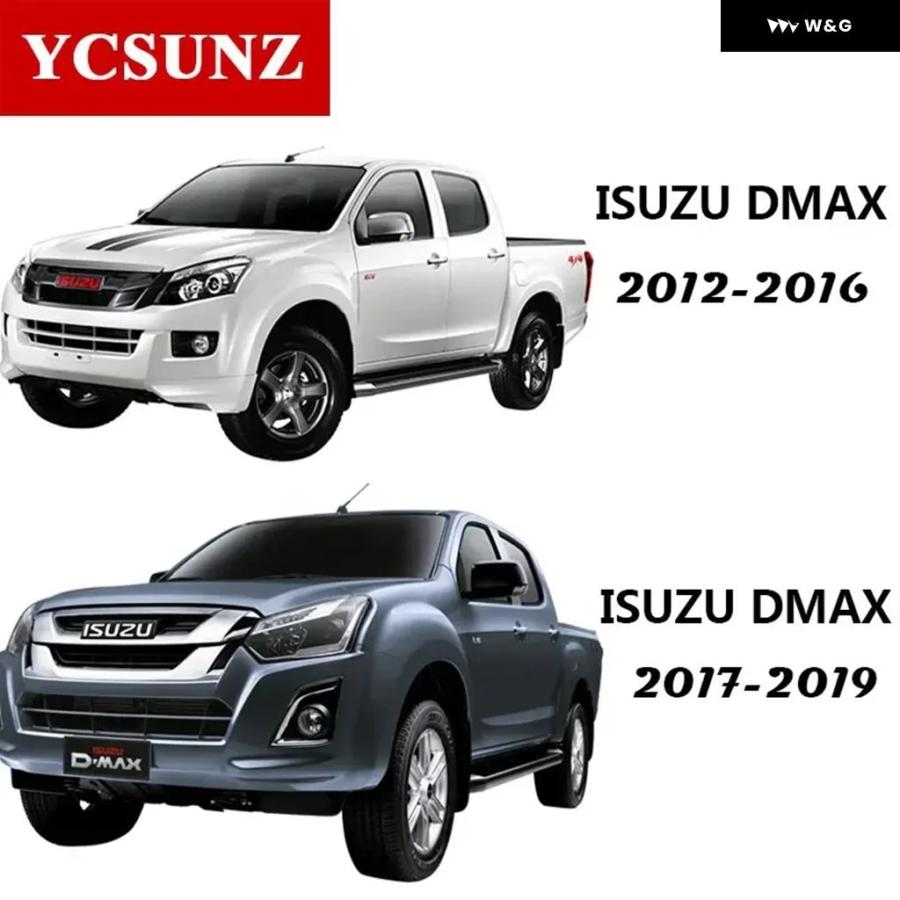 並行輸入品 レールガード オーバーレール 荷台 ライナー ISUZU DMAX 2012-19 テールゲート トリム ダブルキャブ | ブランド登録なし | 07